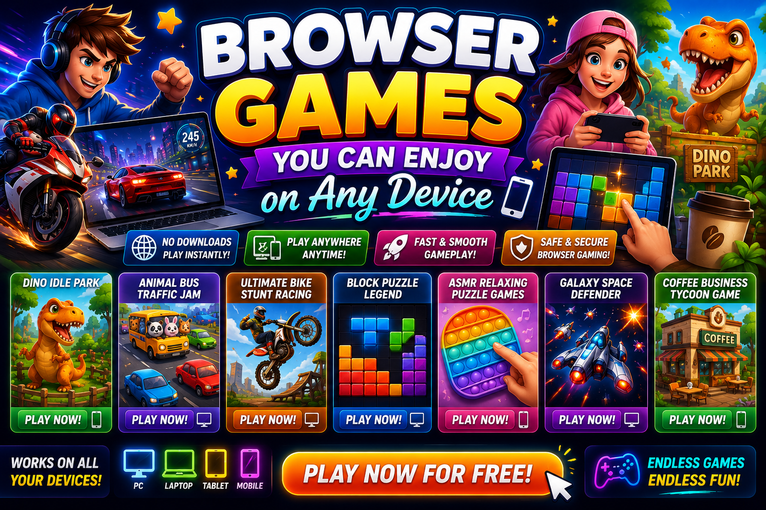 Browser Games You Can Enjoy on Any Device 📱